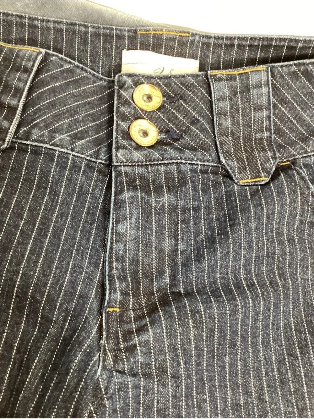 Venezia Striped Navy Women’s Bermuda Shorts